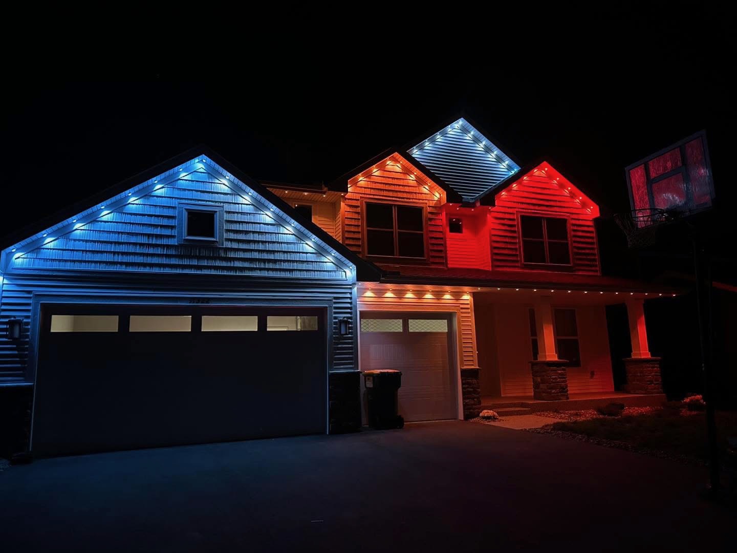 Permanent LED lighting install in the Treasure Valley